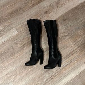 Bamboo knee high boot